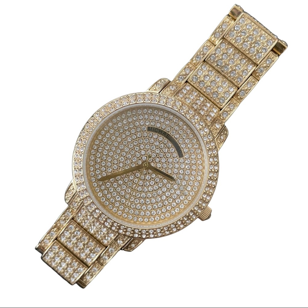 Michael Kors Crystal Gold Watch